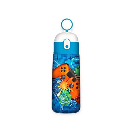 Picture of SEVEN GAMING THERMAL BOTTLE WITH STRAW 460ML